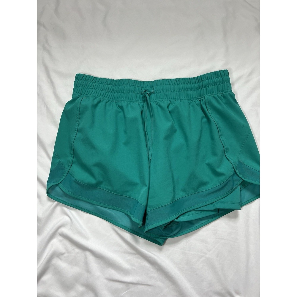 Women's Yogalicious Lightstreme Full Court 2-in-1 Mesh‎ Shorts Blue Size Large